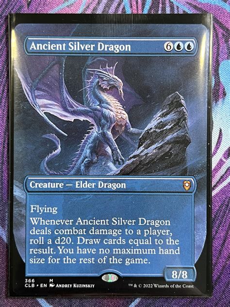 Ancient Silver Dragon Full Art Bootleg Mage