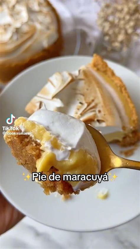 Pay De Maracuy En Recetas De Comida Recetas Deliciosas