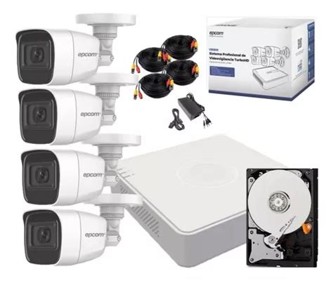 Kit Videovigilancia Camaras Metalicas Audio Dvr Mp Gb Env O Gratis