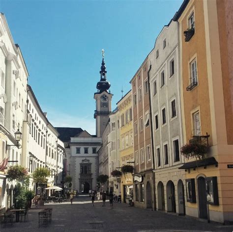 The old town of Linz, Austria is full of history and culture. Tiny streets of colorful houses ...