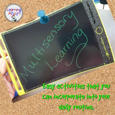 Multi Sensory Learning