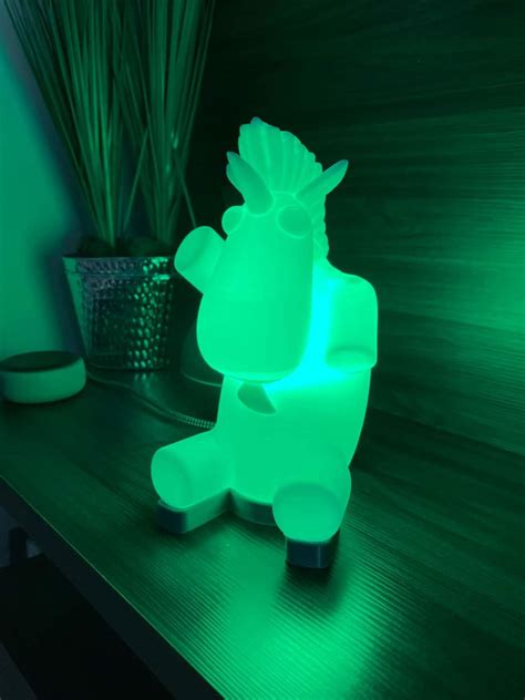 Stl File Unicorn Lamp 🦄 ・3d Printing Template To Download・cults
