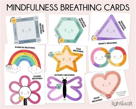 Mindfulness breathing exercises activities for kids breathing etsy – Artofit