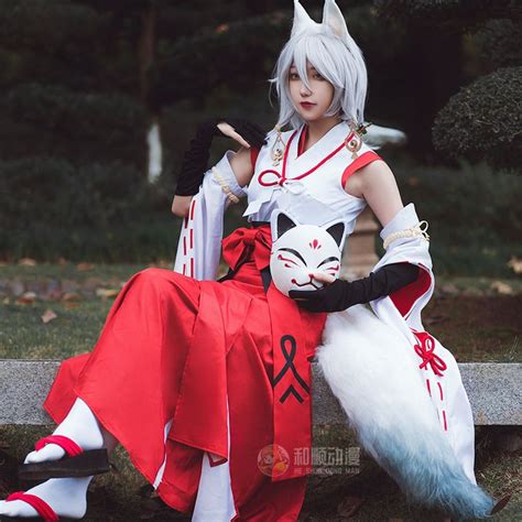 Cosplay Della Ragazza Kitsune