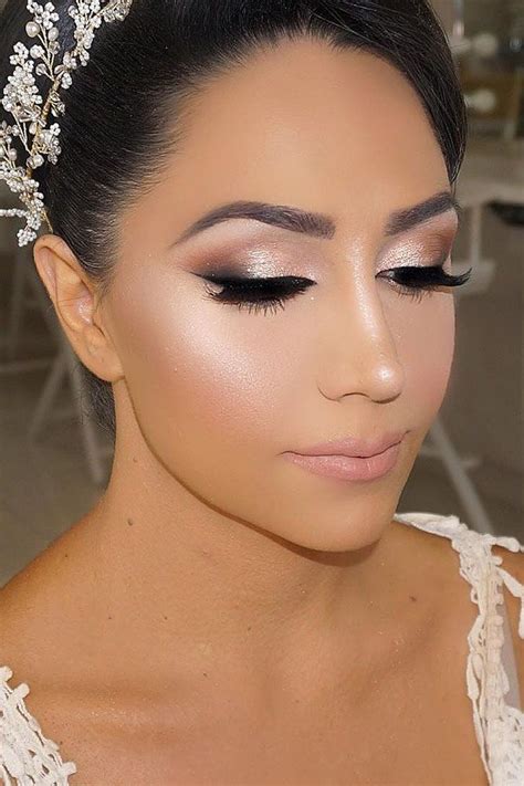 36 Bright Wedding Makeup Ideas For Brunettes Wedding Forward Amazing Wedding Makeup Wedding