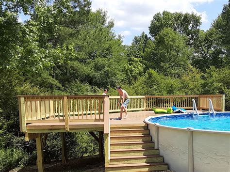 50 Best Above Ground Pools With Decks AC8