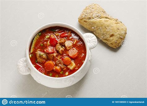 Traditional Goulash Soup Stock Image Image Of Dinner 169108503