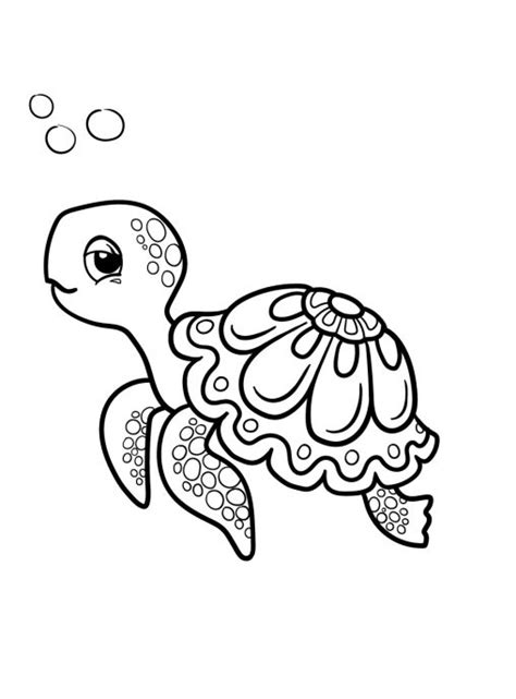 Free Printable Sea Creatures Coloring Pages | GBcoloring