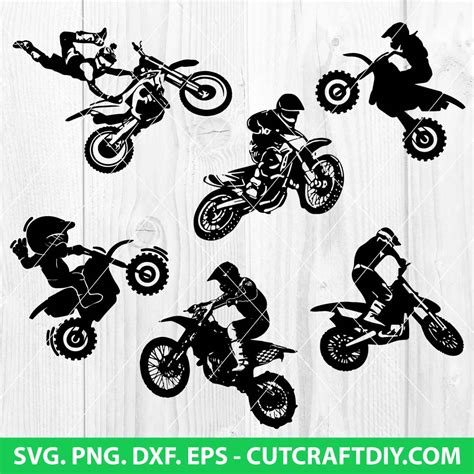 Dirt Bike Svg Bundle Little Biker Svg Motocross Svg Motorcross Rider