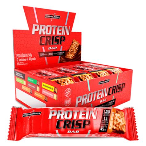 Protein Crisp Bar Leite Nio Creme De Avel Display Un Em Promo O