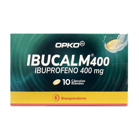 Ibucalm Ibuprofeno Mg X Capsulas Blandas Opko Ecofarmacias