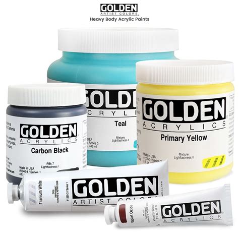 Golden Heavy Body Acrylic Paints Jerry S Artarama