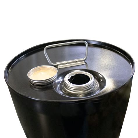 Gallon Black Rust Inhibited Steel Tight Head Steel Pail