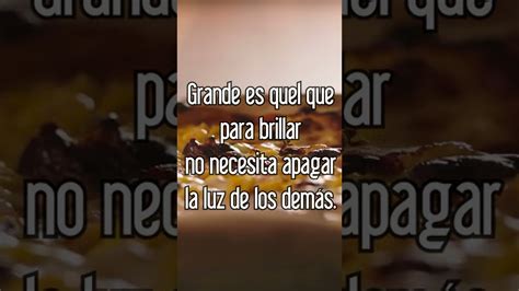 Grande Es Aquel Que Para Brillar No Necesita Apagar La Luz De Los Demás