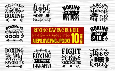 Boxing Svg Bundle Graphic By Trendy Svg Gallery Creative Fabrica