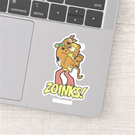 Scooby-Doo and Shaggy Zoinks! Sticker | Zazzle.com