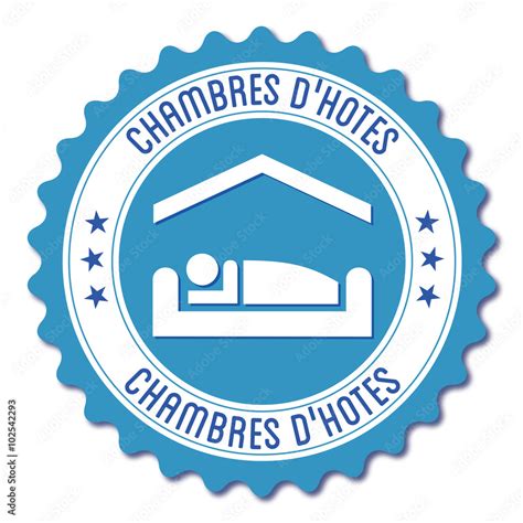 Logo Chambre D H Tes Stock Vektorgrafik Adobe Stock