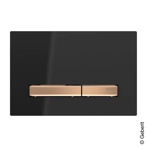 Geberit Sigma50 Plaque de déclenchement noir 115670DW2 REUTER