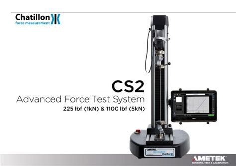 Chatillon Digital Force Tester TCD225 Series AMETEK Sensors Test