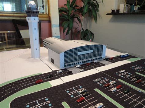 1:200 Scale Model Airport Terminal Building #1