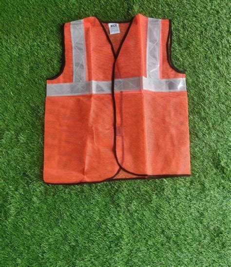 Without Sleeves Polyester Reflective Safety Jacket For Construction At