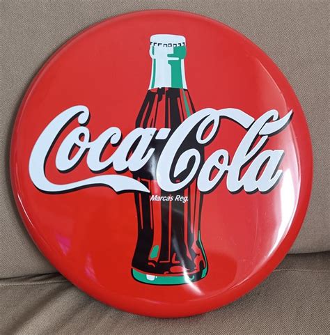 Coca-Cola Coca cola - Enamel sign (1) - Aluminium, Steel - Catawiki