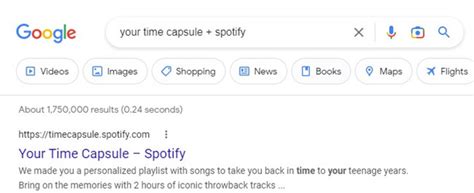 Solved: Your Time Capsule (Your Playlist in a Bottle) on Spotify