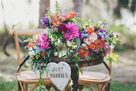 Bright Whimsical Wedding Flowers Whimsical Wedding Flowers Wedding