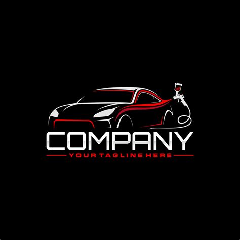 Auto Paint Logo Car Painting Logo 12506370 Vector Art At Vecteezy