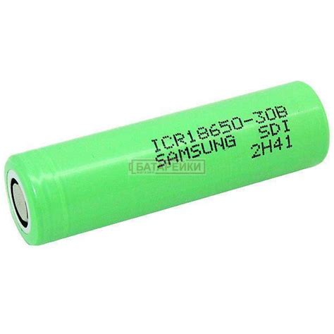 Samsung Icr18650 30b 3000mah Цена 133 грн — магазин БАТАРЕЙКИ