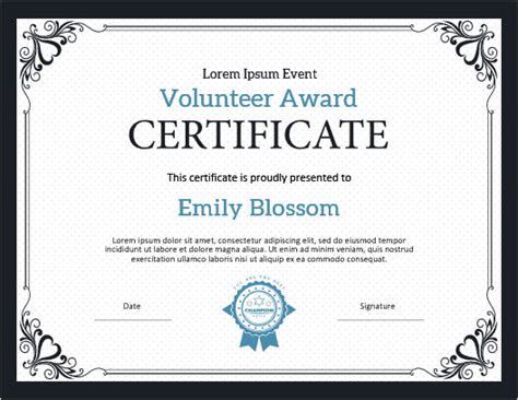 24 Printable Free Certificate Templates For Ms Word