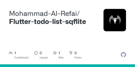 Github Mohammad Al Refai Flutter Todo List Sqflite