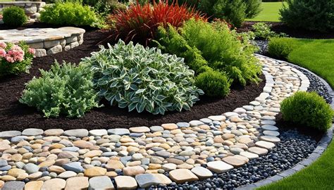 Elegant Natural Stone Garden Edging Ideas