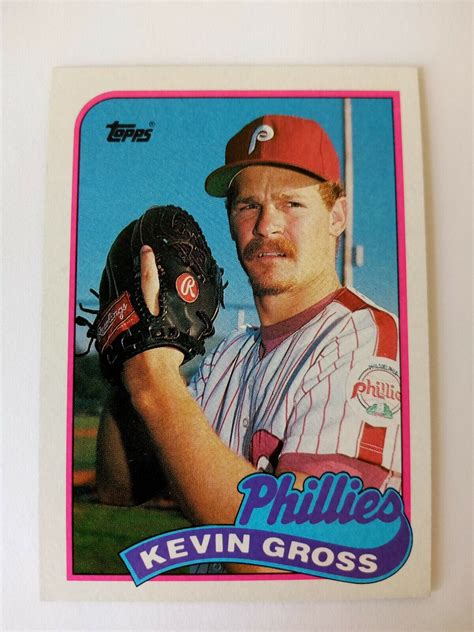 Kevin Gross Philadelphia Phillies Topps Baseball Card Ebay