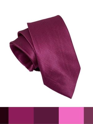 Gravata Semi Slim Magenta Adulto Compre Produtos Personalizados No Elo