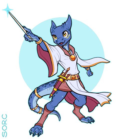 48482 Safe Artist Sorc Fictional Species Kobold Reptile Anthro