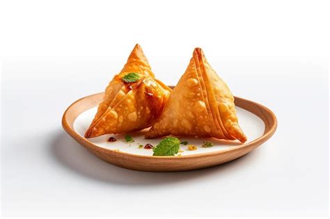 Premium AI Image | Samosa is a popular indian street food