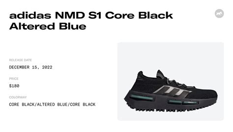 adidas NMD S1 Core Black Altered Blue - HP5523 Raffles & Where to Buy