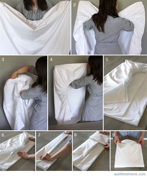 How Fold A Fitted Sheet Folding Fitted Sheets Clothes Closet