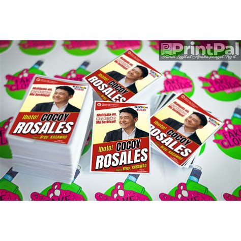 Election Sticker Tarpulin Poster For Barangay Election Campaign Shopee Philippines