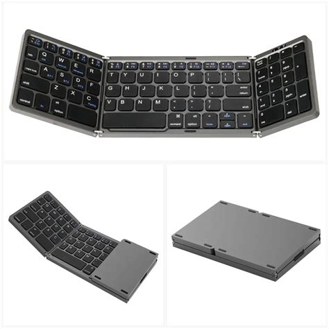 Mini Clavier Pliable Portable Clavier Num Rique Bt Sans Fil Fin Pour