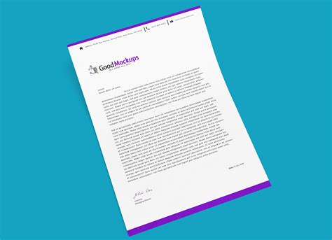 Free (A4 & Letter Size) Paper Mockup PSD for Letterhead & Flyer - Good ...