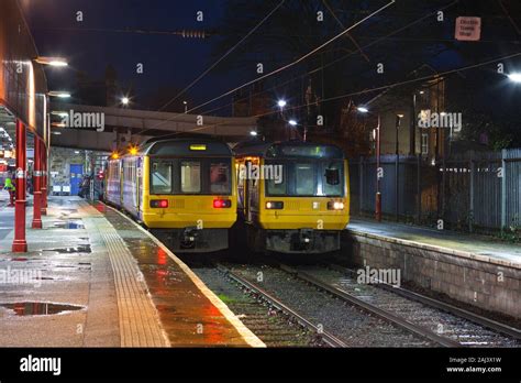 2 Arriva Northern Rail Class 142 Pacer Trains At Lancaster Railway