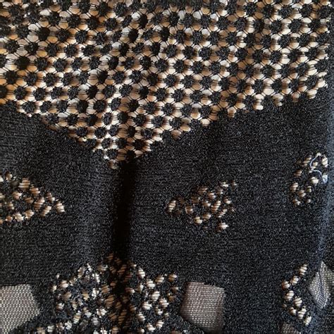 ZARA NUDE BLACK LACE DRESS Small Great Depop
