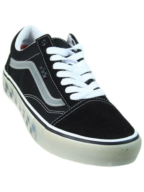 T Nis Masculino Vans Old Skool Skate Translucent Rubber Black Home