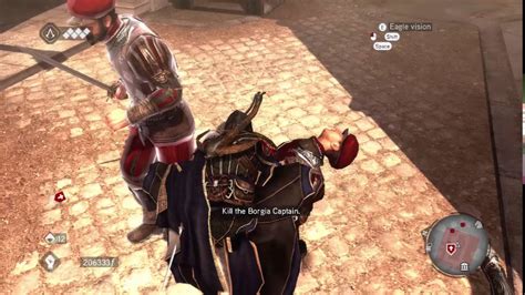 How To 100 Sync Assassins Creed Brotherhood Throw The Borgia Captain Into The Scaffold To