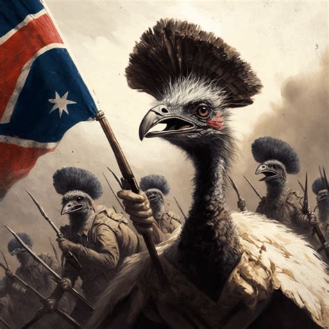The Great Emu War Of 1932 Rmidjourney