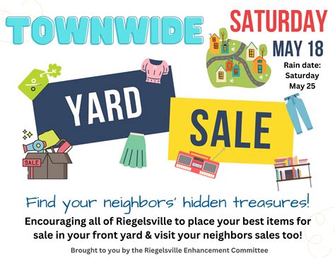 Townwide Yard Sale - Borough of Riegelsville