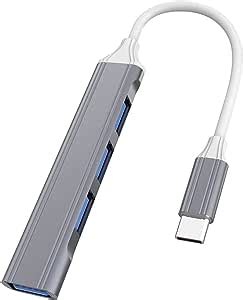 Amazon JANMMDEG USB Type Cハブ 変換 アダプター USB 3 0 ウルトラスリム USB ハブ PS4 PS5