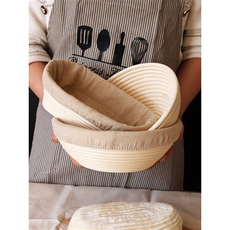 Thin Rattan Oval Banneton Proofing Basket Bread Sourdough Fermentation